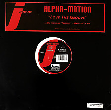 ALPHA MOTION  - Love The Groove (12'') (VG-/G)