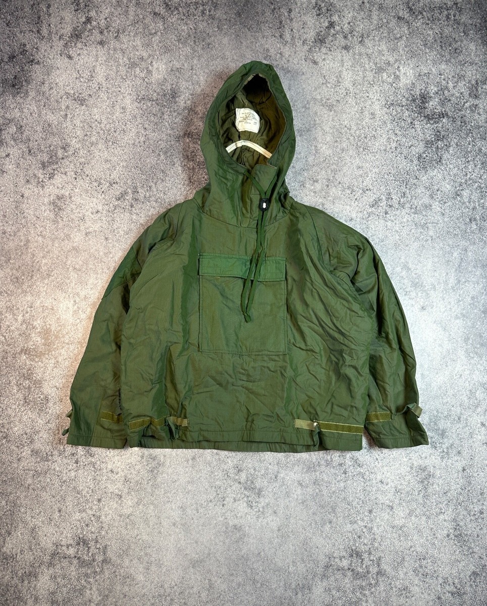 vintage military jacket anorak 1980 very rare casual M | eBay