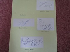 8 World Class Cricketers Autographs inc: Dennis Lillee