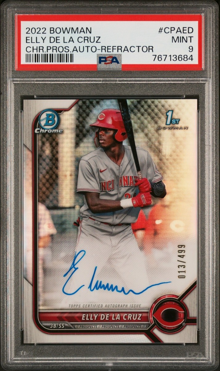 スポーツ選手 ELLY DE LA CRUZ_2022 Bowman's Best Elly De La Cruz 2022 Bowman'S Best Prospective Royalty Auto
