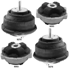 Engine Motor Mounts & Auto Transmission Mounts 4PCS for BMW M5 93-91 L6-3.6L