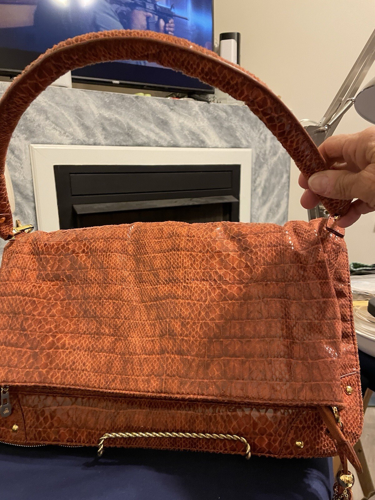 Joy Mangano Convertible Soft Snake Pattern Foldin… - image 2