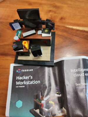 Custom Lego Set Tessian Hackers Lair Corporate Gift Special Build Rare Minifig