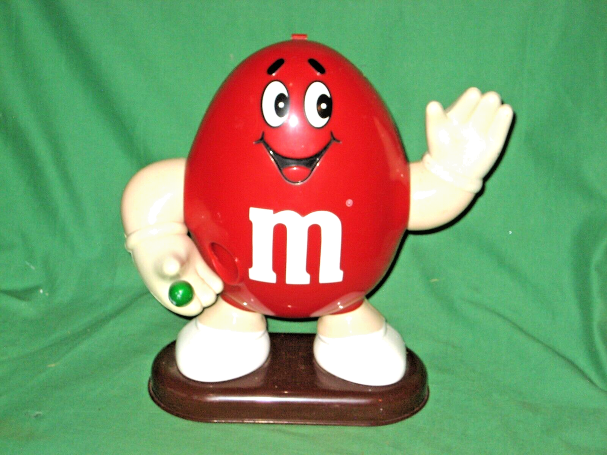 M&M's Puntin' Pals キャンディディスペンサー 401 - M&M'S CANDY DISPENSER - LARGE RED PEANUT | eBay