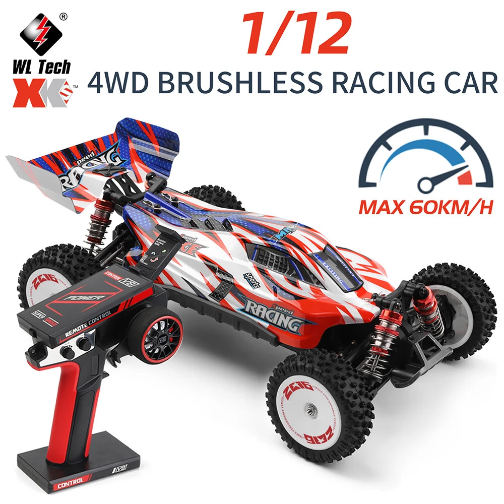 WLtoys 124008 1 12 4WD 2.4G 60km h High Speed Brushless Motor RC Racing Car