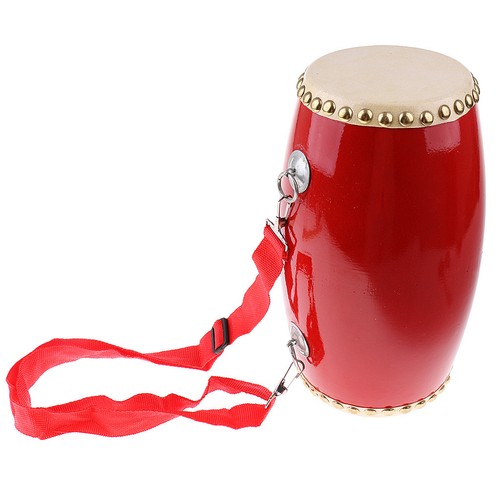 Chinese Dragon Drums Waist Drum Kids Music Learning Traditional Instrument - Picture 7 of 10