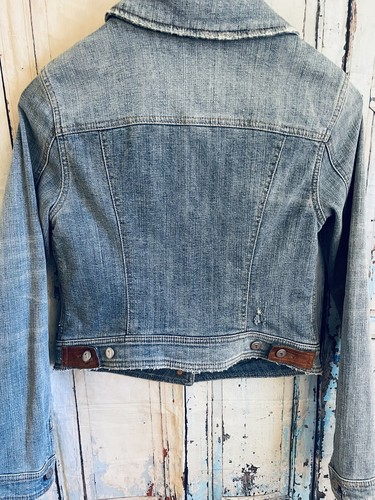 Anthropologie Pilcro and the Letterpress Denim Jean Jacket Blazer Size medium - Picture 5 of 6