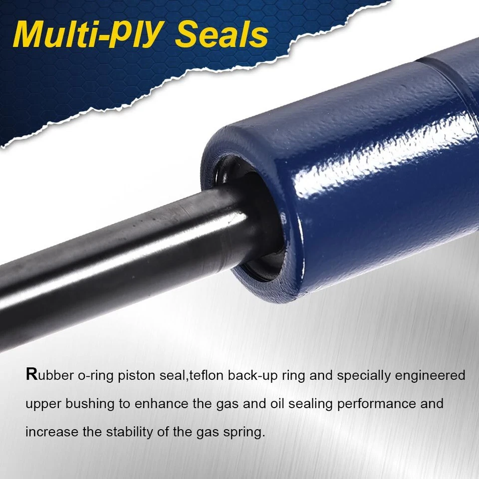 Fit For Chevy Trailblazer EXT GMC Envoy 02-06 SUV Tailgate Lift Supports Red - Image 4 of 4