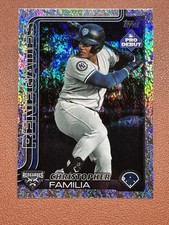 2025 Topps Pro Debut - Christopher Familia #PD-118 Sparkle Foil /175 (RC)