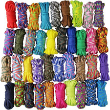 10 Pezzi Kit per Bracciali Paracord Corda Da Paracadute Corda per Sopravvivenza