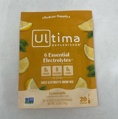 Ultima Replenisher Lemonade Electrolyte Powder, 20 Stickpacks