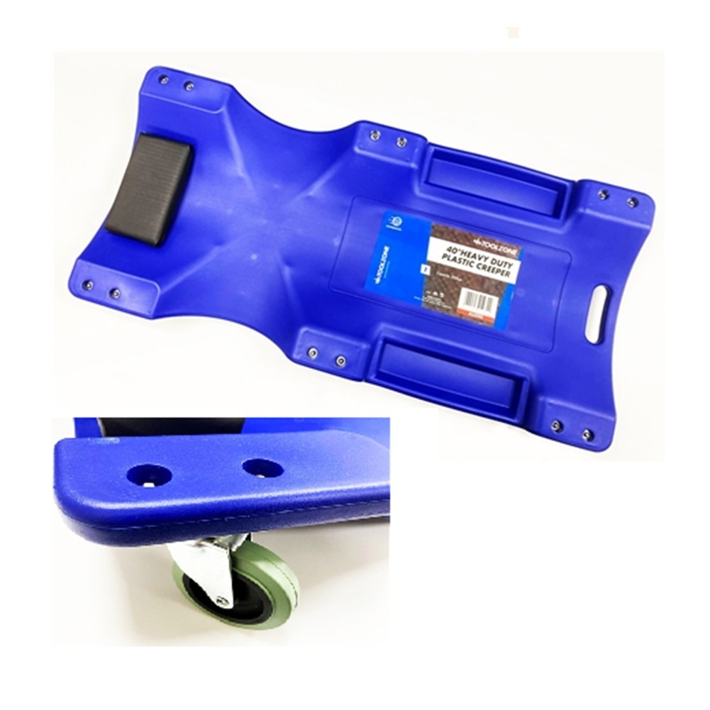 CREEPER SEAT PLASTIC 40"" MECHANICS GARAGE CAR INVESTIGATION CRAWLER AU290