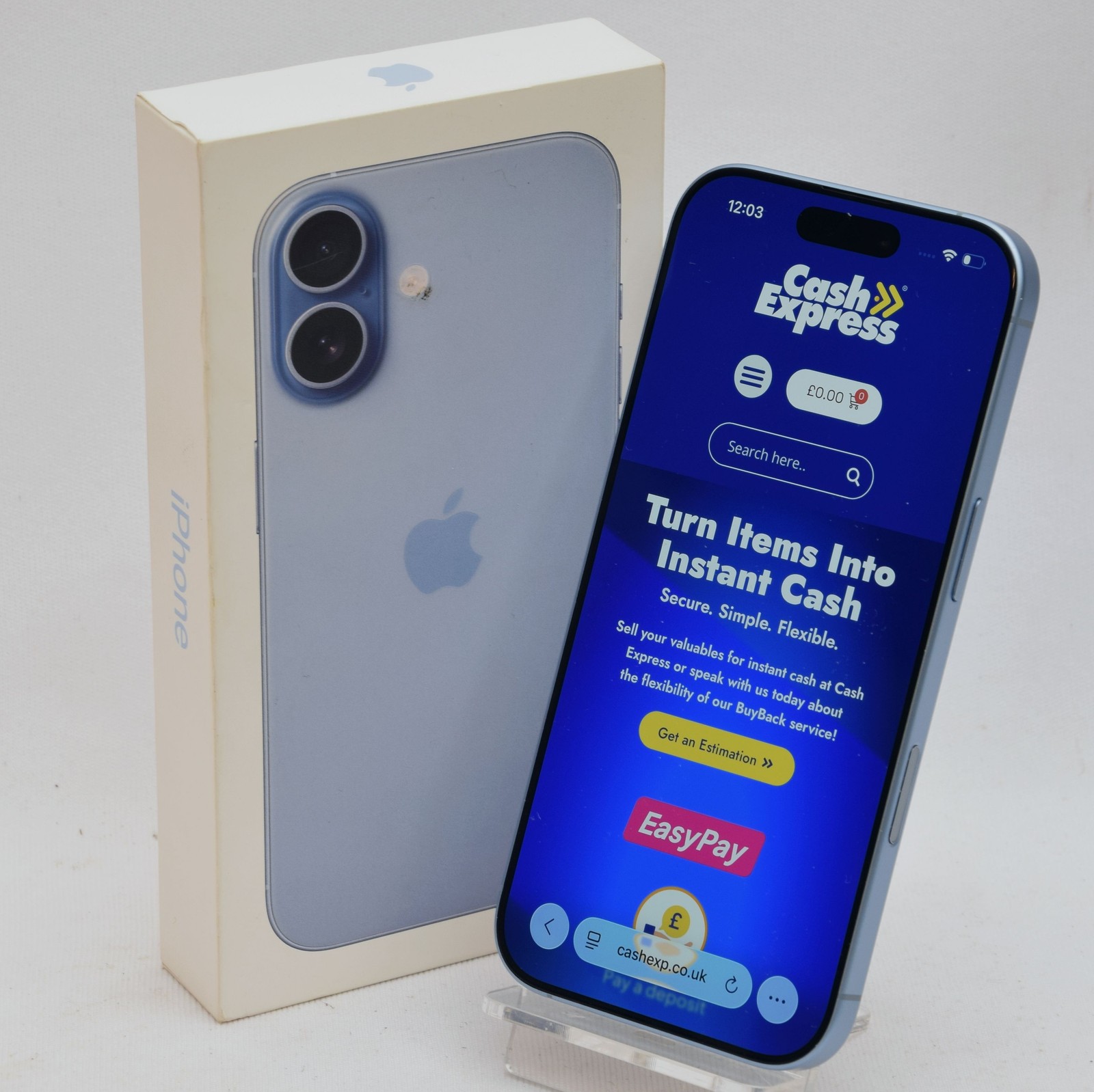 Apple iPhone 17 5G 256GB AI Mobile Smartphone Phone - Blue, Apple Warranty (A)