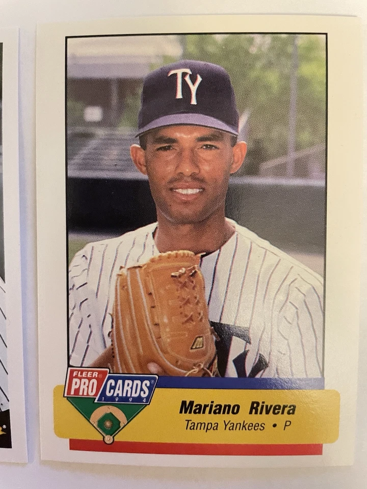 Mariano Rivera, Posada, Pettitte. Tarjetas de ligas menores en perfecto estado Foto 3 de 4