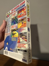 Sonic R (Sega Saturn, 1997) Tested Complete Humidity Damage Read Description 