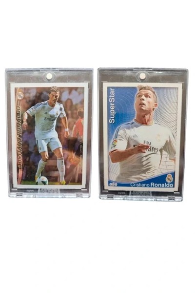 2 cromos Cristiano Ronaldo Real Madrid