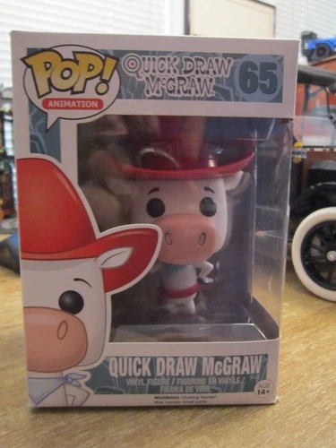 Funko Pop! Quick Draw McGraw 65 " Animation " Vinyl Figure