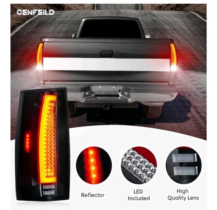 Tail Lights Assembly [LED Kit] Compatible with Chevy Suburban 1500 2500, for... - Image 2 of 4