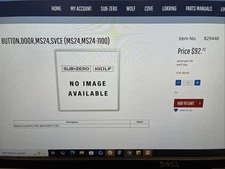 Sub-Zero 829448 Refrigerator Door Handle