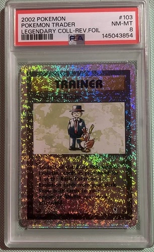 2002 Pokémon Trader Legendary Collection Rev Holo #103 PSA 8 New Certification