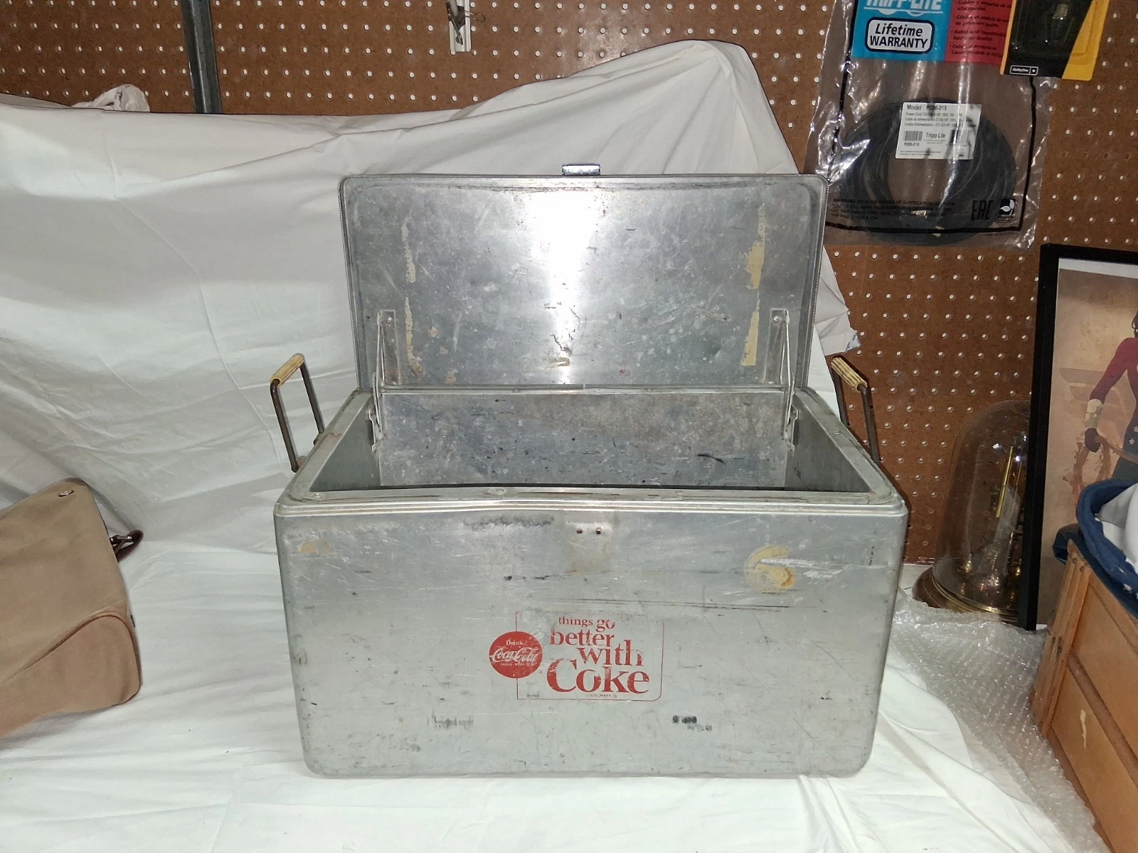 1950's Coca Cola Aluminum Cooler. LM-983