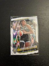 2025 Panini Prizm WNBA - Kamilla Cardoso #89 White Seismic Prizm