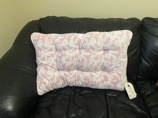 Envogue    Ultra soft  Plush dog cat Bed 28  x18.5  pink bows NWT