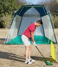 Golf Hitting Net 10x7 | QUICK UP Backyard Pra...