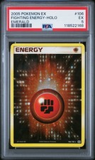 2005 POKEMON EX EMERALD #106 FIGHTING ENERGY-HOLO PSA 5 on eBay