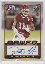 2021 Leaf Pro Set Power Base Auto Jadon Haselwood #BA-JH1 Auto ux1