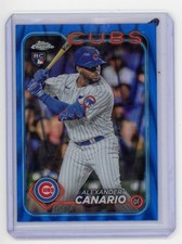 2024 Topps Chrome - Alexander Canario #174 Blue RayWave Refractor /150 (RC)