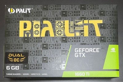 Palit GeForce GTX 1660 Ti 6GB Dual OC Graphics Card NE6166TS18J9-1160A