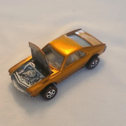 Hot Wheels Custom AMX 1968 Gold Diecast Car Collectible Vintage Gold Model