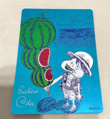 ONE PIECE Metakira Card Luffy Watermelon NatsuComi 2026 Promo Foil