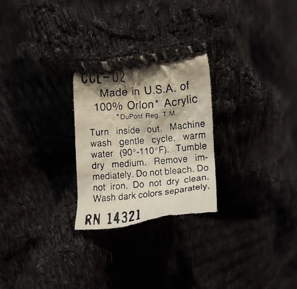 Men’s Vintage Christian Dior Crewneck Pullover Sweater Cable Knit Grey Size XL🔥 - Image 4 of 4