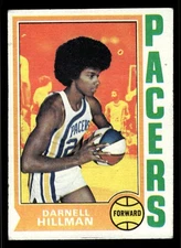 1974-75 Topps Darnell Hillman #182 - Indiana Pacers