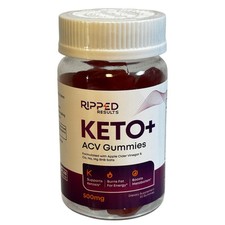 Ripped Results Keto ACV Gummies Weight Loss and Appetite Suppression 2 Pack 30ct