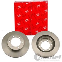 2X TRW Bremsscheiben 319Mm BelÜFtet Vorne Passend FÜR Toyota 4 Land | DF4115