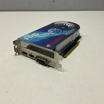 HIS Radeon HD 5750 1GB  SM1-33Q-B Graphics Card Tested and Working