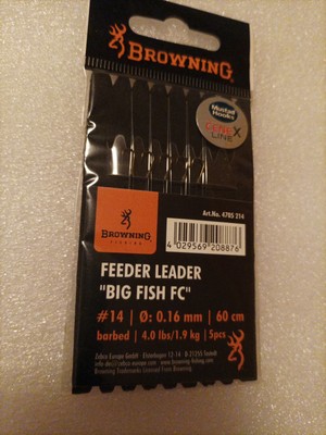 Browning Feeder Leader Big Fish FC -/ (Vorfächer)  # Gr. 14  L.60cm 