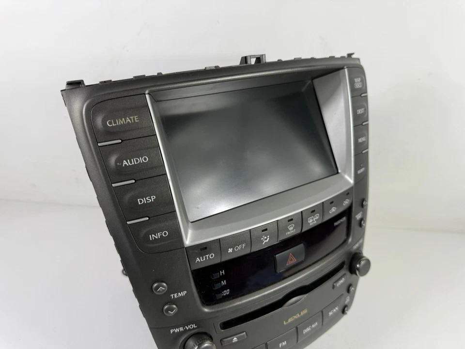Lexus IS250 IS350 2006-2008 navegación delantera radio estéreo pantalla GPS 86120-53430 Foto 3 de 4