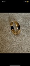 9ct Gold Men’s Wedding Band Ring 20.mm Size U1/2 Fully Hallmarked