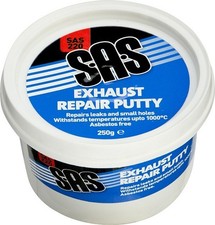 SAS Exhaust Repair Paste Putty Seals Cracks Anti-Rust Formula Assembly 250g