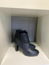 Damen Stiefelette Gr 39 Guter Zustand Schwarz Leder