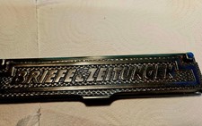 Historische Briefschlitz Eisen-Guss