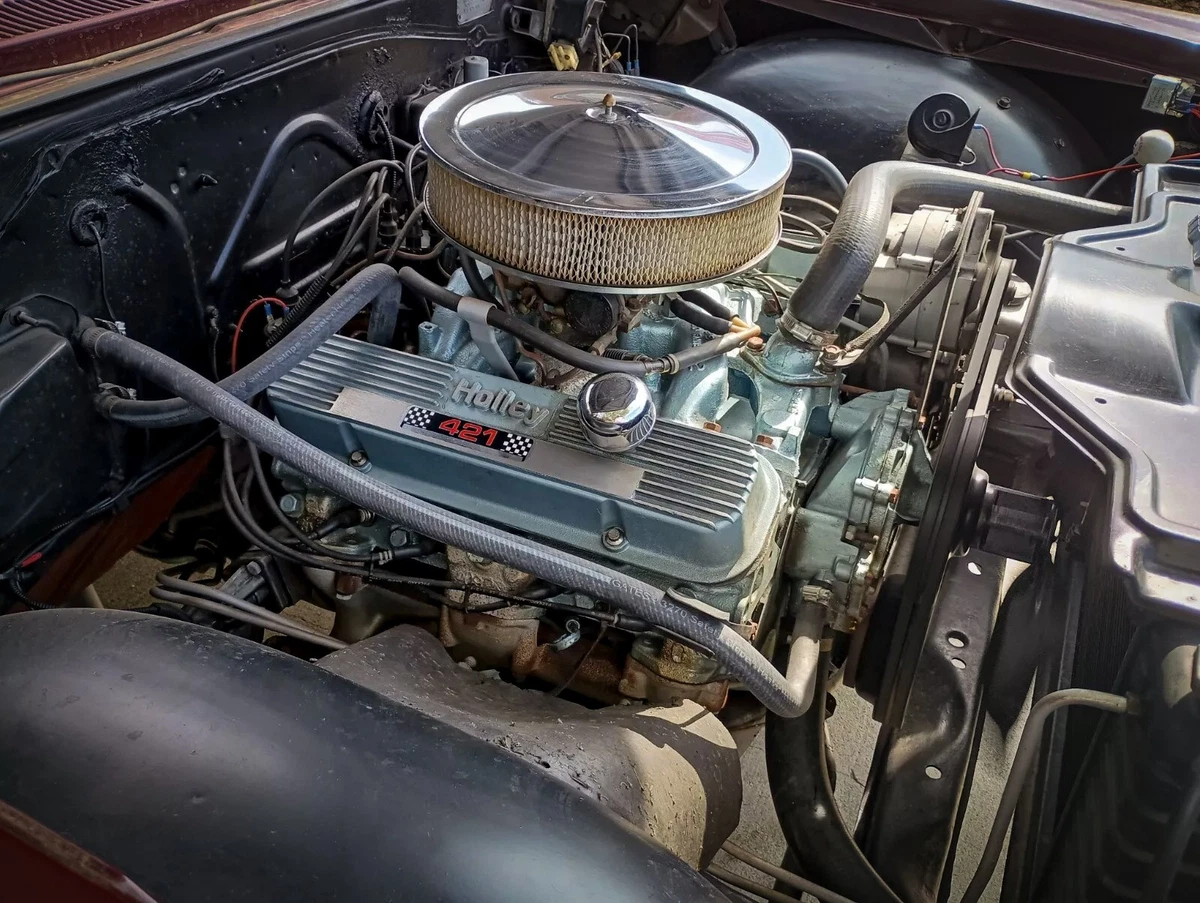421 cubic-inch V-8 engine