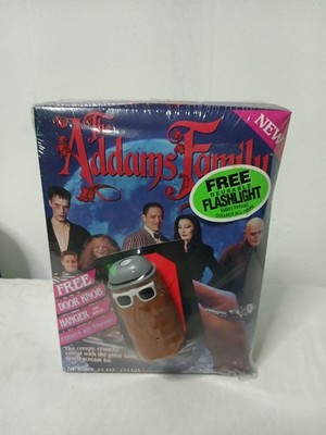 Vintage 1991 Addams Family Cereal w/ Cousin Itt Flashlight Sealed NIB