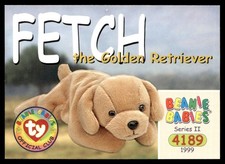 1999 Beanie Babies Series 2 Fetch the Golden Retriever 170