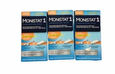 Lot Of 3 Monistat 1 Combination Pack- EXP 2026 (U5)