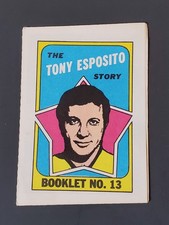 1971-72 TOPPS TONY ESPOSITO BOOKLET HOCKEY NHL Story Booklet #13